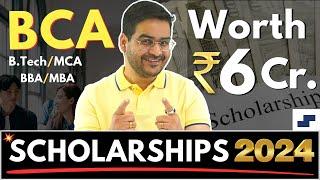 Scholarships Worth 6 Crores  Sunstone Scholarship 2024 Upto 100%! Apply Now! #BCA #Scholarships