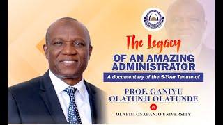 THE LEGACY OF AN AMAZING ADMINISTRATOR