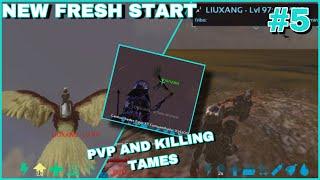 ||ARK MOBILE|| NEW FRESH START PVXC #5 - MUCH PVP AND KILL TAMES, MUITO PVP E MATANDO DINOS