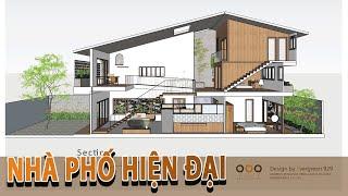 NHÀ PHỐ HIỆN ĐẠI với diện tích  6x24m | Nhà của Bạn 365 | Kts Hồ Viết Hiếu