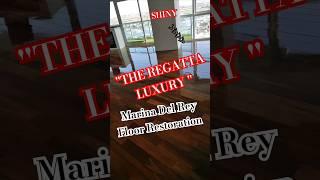 Restoring a Marina del Rey Brazilian Cherry Floor (Before & After) #home #qualityflooring #shorts