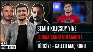 Semih Yine Forma Şansı Bulamadı! Türkiye - Galler Maç Sonu Canlı Yayın | Beşiktaş Gündemi