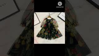 Latest organza frock designs for kids #latestdesigns #frocks #kids #organza