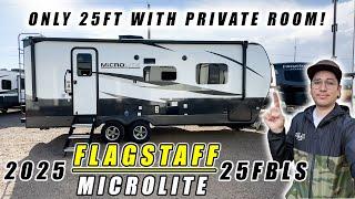 THIS IS THE BEST COUPLES TRAVEL TRAILER W/ A PRIVATE ROOM ONLY 25FT! 2025 FLAGSTAFF MICROLITE 25FBLS