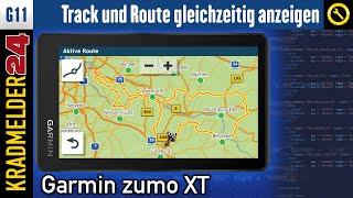 Garmin zumo XT: Track und Route gleichzeitig anzeigen  Kradmelder24 Garage