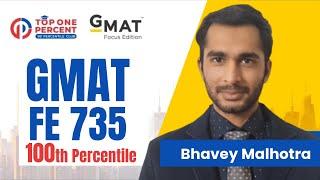 From 580 to 735 on the GMAT – Bhavey's Extraordinary Comeback Story! GMAT Tips and Strategies