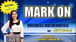 Mark On | Business Mathematics