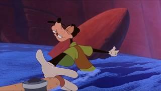 A GOOFY MOVIE | Escaping the Huge Waterfall