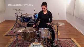 Emmanuelle Caplette On Her Sonor Martini Kit (Promo) 2015