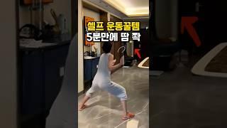 혼자 5분, 땀 쫙! 집콕 운동 이걸로 끝