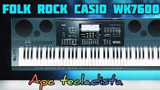 folk rock organo teclado casio wk 7600 programación ritmos para ministerio de alabanza