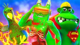 ZOMBIE Garten of BanBan got SUPERPOWERS?! (Superheroes 3D Animation)