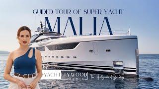 Tour of Super Yacht Malia, by Golden Yachts