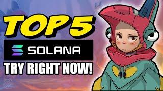 Top 5 Crypto Games On Solana You Can Try!