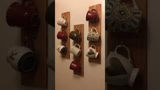 Coffee mug rack holder designs