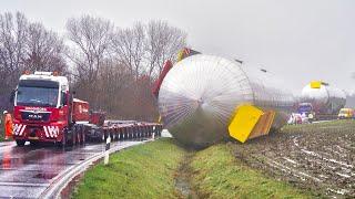 Heavy Haulage of Giant Tank Gone Wrong!