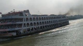 MV SUROVI 9 || Live From Meghna River Lonc Res Video || Dhaka to Barishal