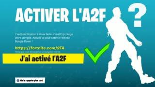 COMMENT ACTIVER L'A2F FORTNITE SUR NINTENDO SWITCH