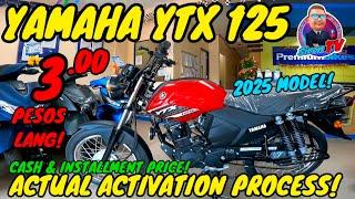 HALA MURA NA | YAMAHA YTX 125 | CASH & INSTALLMENT PRICE| ACTUAL CASA RELEASING PROCESS | 2025 Model