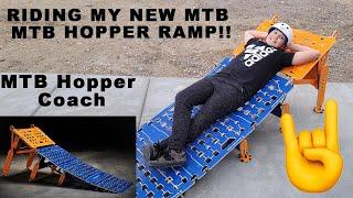 RIDING MY NEW MTB HOPPER COACH! (it's massive...) #mtbhopper