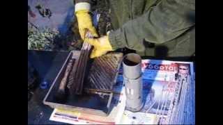 ▬► Как красить газетные трубочки. / How to paint the tube's from newspapers