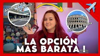 Cómo ir del Aeropuerto Fiumicino al Centro de Roma ? POR SOLO 7€!