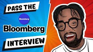 [2022] Pass the Bloomberg Interview | Bloomberg Video Interview