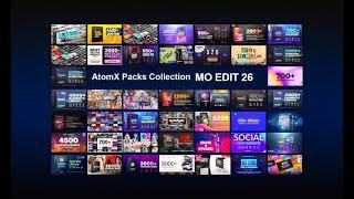 AtomX Packs Collection 2024 Updates Free Download After effects & premiere pro