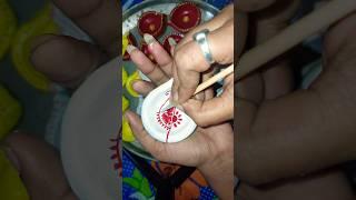 Diya Decoration Ideas For School Competition 🪔️ #art #artandcraft #artist #shortsfeed #shortvideo