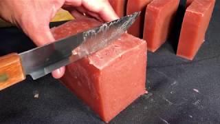 Soap Loaf Cutting Oddly Satisfying ASMR