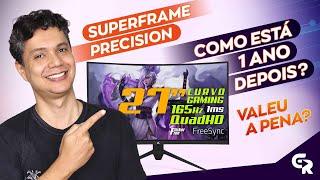 🟢SUPERFRAME PRECISION 27" CURVED QUAD HD 165Hz MONITOR | How is mine 1 year later