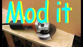 How to mod a angle grinder guard
