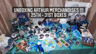 UNBOXING MY IKEMEN VAMPIRE ARTHUR'S MERCHANDISES ! 25TH - 31ST BOXES