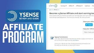 Ysense Affiliate Program Tutorial 2025 | How To Make Money From Ysense