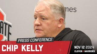 Chip Kelly discusses Will Howard, Ohio State's offensive line and playing at Wrigley Field