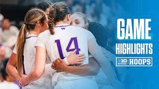 Utah at Washington | Highlights | Big Ten Women’s Basketball | 12/14/24