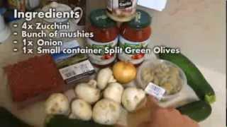 Cooking with Luke - Italian Zuchinni Pasta (Paleo friendly)