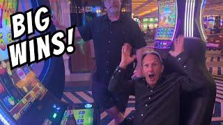 Big Wins with my Friend, Rick @TheSlotBandits @ohyeahslots #slots #casino #slotmachine