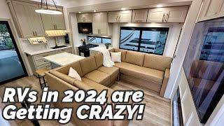 RVs in 2024 look like THIS?! NEW 2024 Brinkley Model G 3950 fifth wheel toy hauler