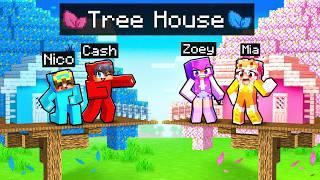 BOYS vs GIRLS Treehouse In Minecraft!