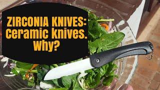 The Sharpest knife in the world. Folding Ceramic knife review video.