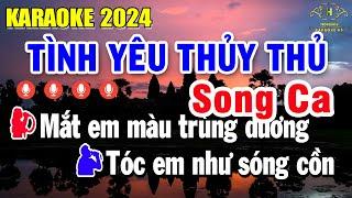 Tình Yêu Thủy Thủ Karaoke Song Ca Nhạc Sống Dễ Hát 2024 | Trọng Hiếu