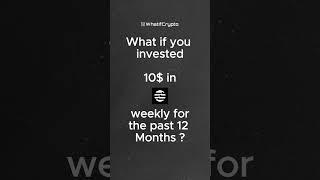 What if you invested WEEKLY $10 in Aptos for the past 12 Months?