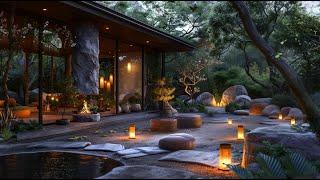  Zen Garden Oasis: Fireplace Ambiance for a Visual Meditation Journey - ASMR