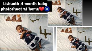 Lishanth 4 month baby photoshoot at home️| @IshwaryaMaheshkumar