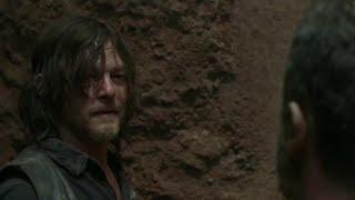 The Walking Dead 9x04 - Daryl & Rick Argue Whilst Stuck In A Pit