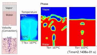 CFD Pool Boiling -Simultaneous Heat and Mass Transfer Model-