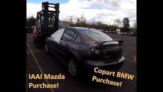 Sergey Pip VLOG 37 IAAI (Mazda) and Copart (BMW) Purchases