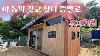 증말 예쁘다 다락방 있는 착한 가격의 농막|삼은건설|농막맛집|아이엠사이딩|이동식주택|삼은하우징