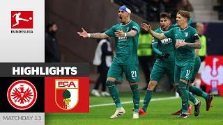 Augsburg Secures Point! | Eintracht Frankfurt - FC Augsburg 2-2 | Highlights | MD 13 – Bundesliga